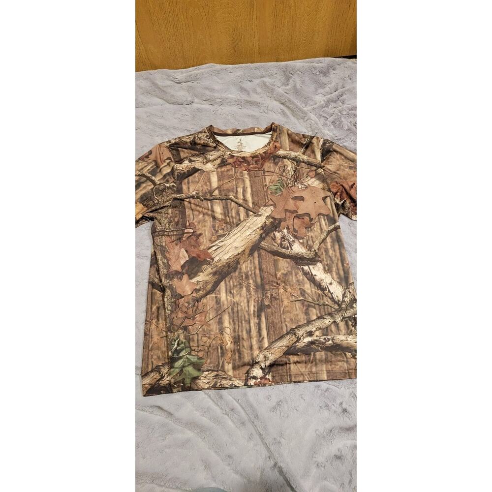Energy Zone Camo Long sleeve Size XL Shirt Outdoor Enthusiasts Compression Fit